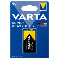 Varta Super Heavy Duty 9V 1 бр. Фолио Усилени Цинкови