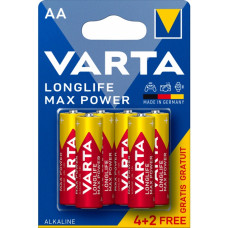 Varta Longlife Max Power AA 4+2 бр. Усилени Алкални