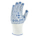 Ръкавици трикотажни работни бели с PVC Долони Универсал 10 клас