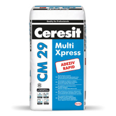 CM 29 Бързосвързващо гъвкаво лепило за плочки Ceresit Multi Express, клас C2FTE 25 кг