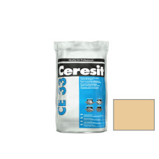 СЕ 33 Стандартна фугираща смес Ceresit, 5 кг карамел