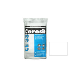 CE 33 Стандартна фугираща смес Ceresit , 2 кг бяла