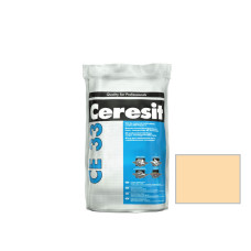 СЕ 33 Стандартна фугираща смес Ceresit, 2 кг кремава