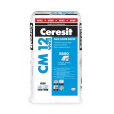 CM 12 Еластично лепило за плочки Ceresit Flex, клас C2E, Бял цвят 25 кг
